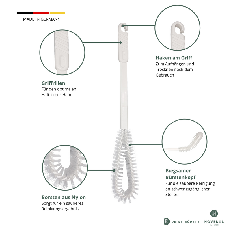 Pissoir Bürste Urinal reinigen - Urinalbürste - Hovedal - 2er Set