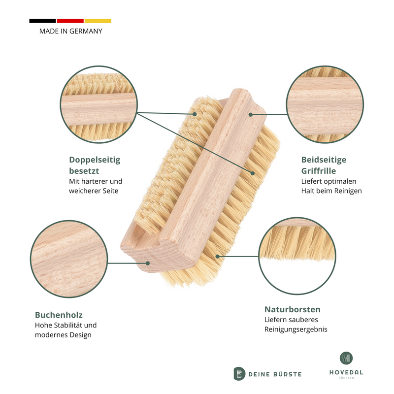 Nagelbürste Holz - Hovedal