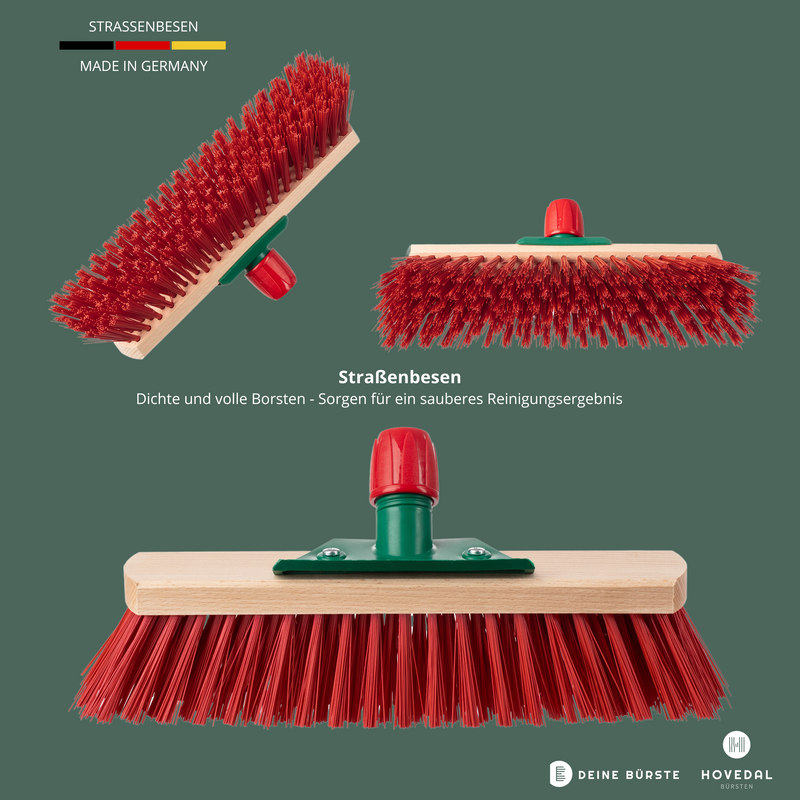 Gartenbesen Straßenbesen mit Teleskopstiel